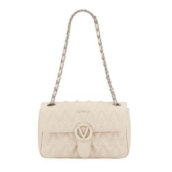 Túi Đeo Vai Valentino Antoinette Quilted Leather Bag In Milk Màu Trắng