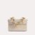Túi Đeo Vai Pedro Croc-Effect Boxy Shoulder Bag PW2-75210105 Màu Trắng Kem