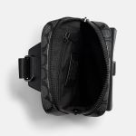 Túi Đeo Chéo Nam Coach Original Coach Track Pack In Colorblock Signature Canvas Men's Leather Crossbody Bag Màu Đen