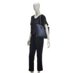Túi Xách Michael Kors MK Eva Small Nylon Gabardine Tote Bag 30H9GV0T0C-407 Màu Navy