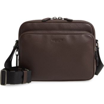 Túi Đeo Chéo Coach Nam Men Metropolitan Leather Messenger Bag Màu Nâu