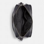 Túi Đeo Chéo Nam Coach West Camera Bag In Signature Canvas Màu Xám Đen