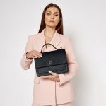 Túi Đeo Chéo Tommy Hilfiger Honey Flap Satchel  AW0AW09667 Màu Xanh Navy