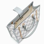 Túi Xách Tay Lyn Dover Tote Bags LL22WBF276 Màu Xám Trắng