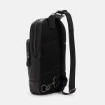 Túi Đeo Chéo Nam Coach Graham Pack In Signature Canvas C2932 Màu Đen Xám