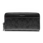 Ví Nam Coach Accordion Wallet In Signature Canvas F25517 Màu Đen